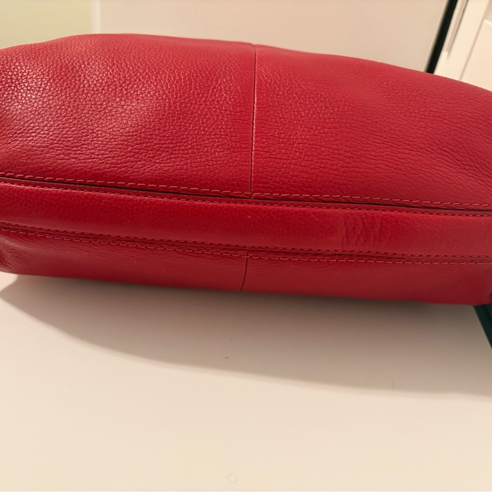 Coach Vibrant Red Hobo Bag - Picture 7 of 10